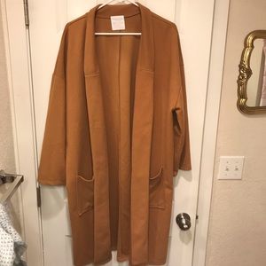 Leith Mustard Cardigan Large